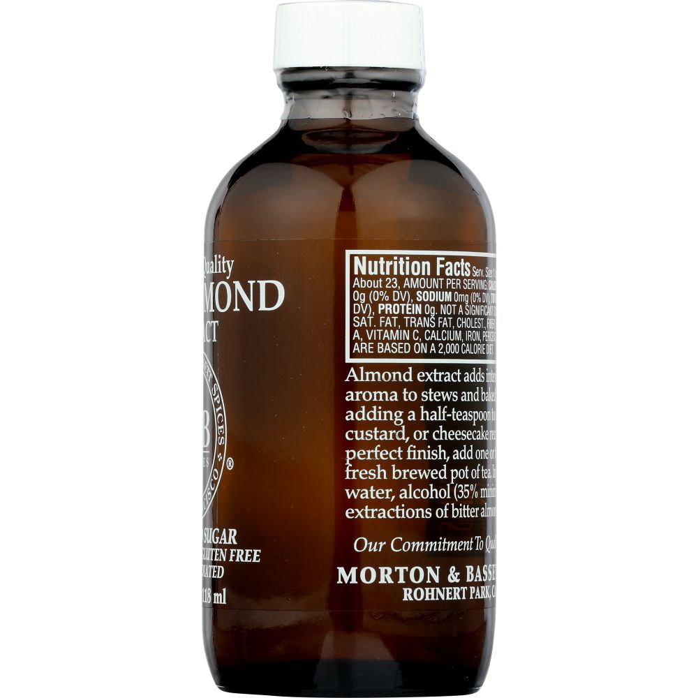 MORTON & BASSETT: Pure Almond Extract, 4 oz - Baking Redefined