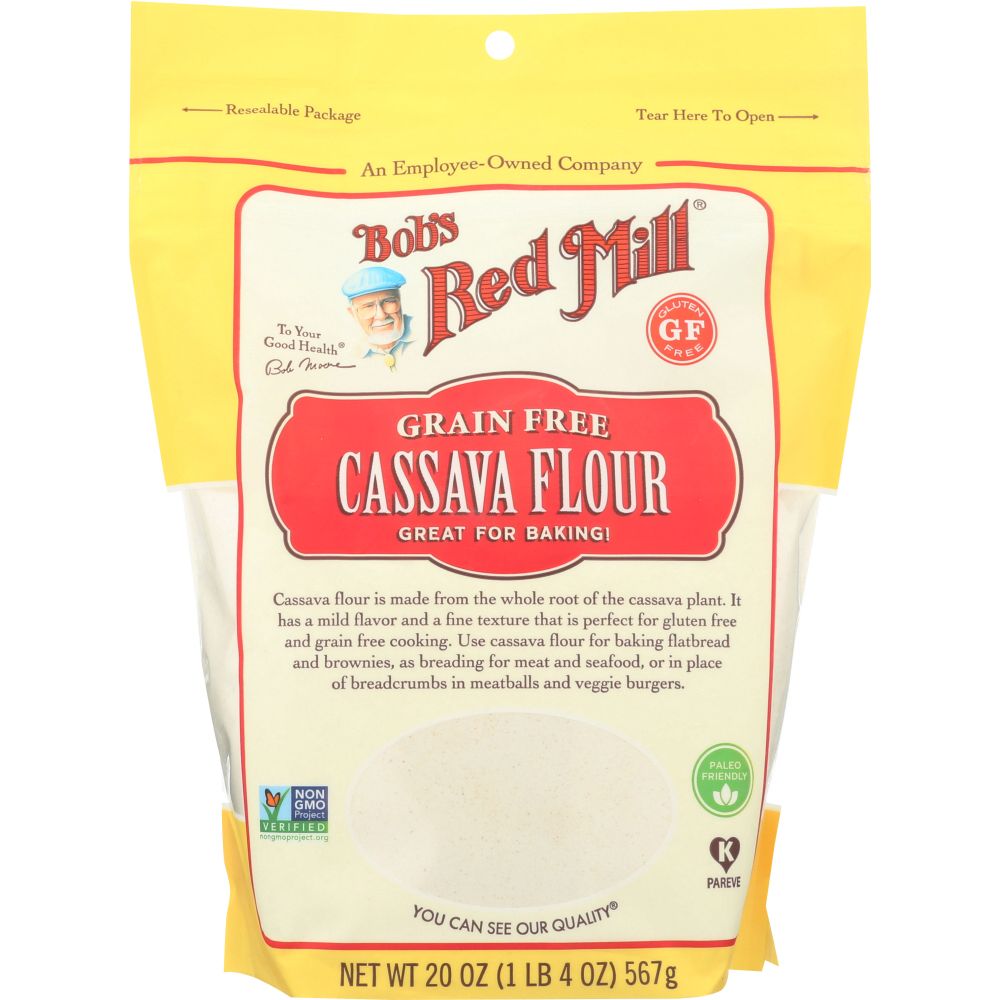 BOBS RED MILL: Cassava Flour, 20 oz - Baking Redefined