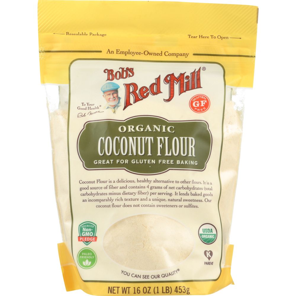 BOBS RED MILL: Organic Coconut Flour, 16 oz - Baking Redefined