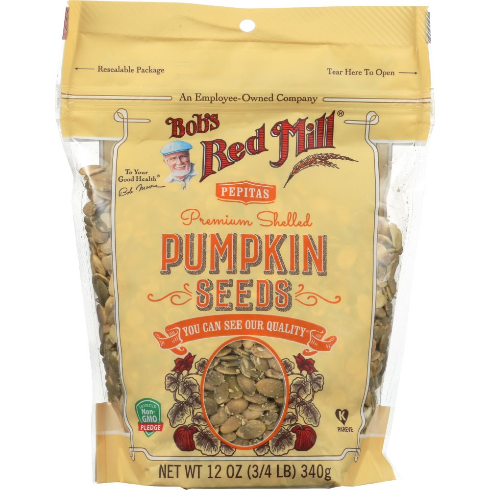 BOBS RED MILL: Premium Shelled Pumpkin Seeds, 12 oz - Baking Redefined