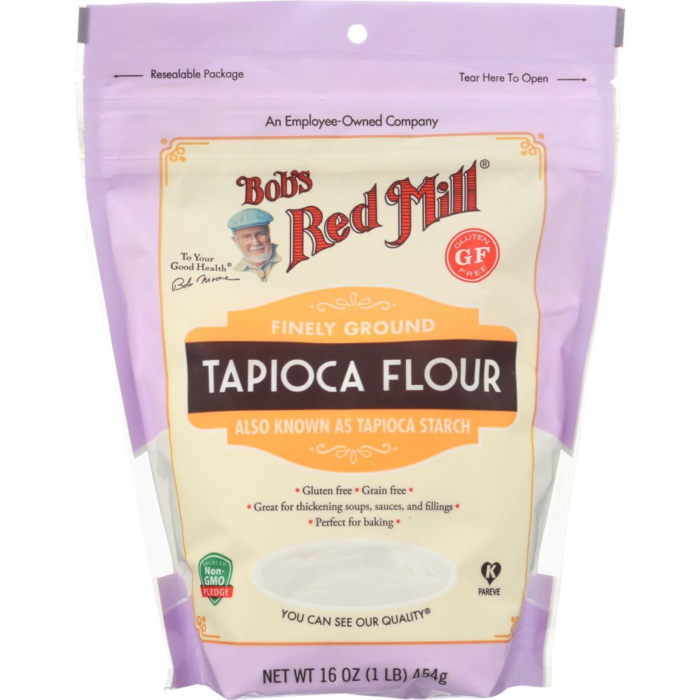 BOBS RED MILL: Tapioca Flour (Tapioca Starch), 16 oz - Baking Redefined