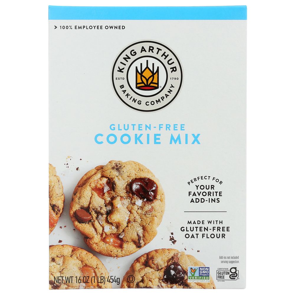 KING ARTHUR FLOUR: Gluten Free Cookie Mix, 16 oz - Baking Redefined
