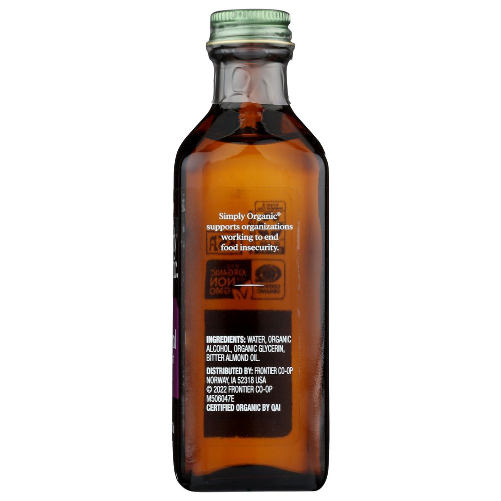 SIMPLY ORGANIC: Extract Almond Organic, 4 fl oz - Baking Redefined