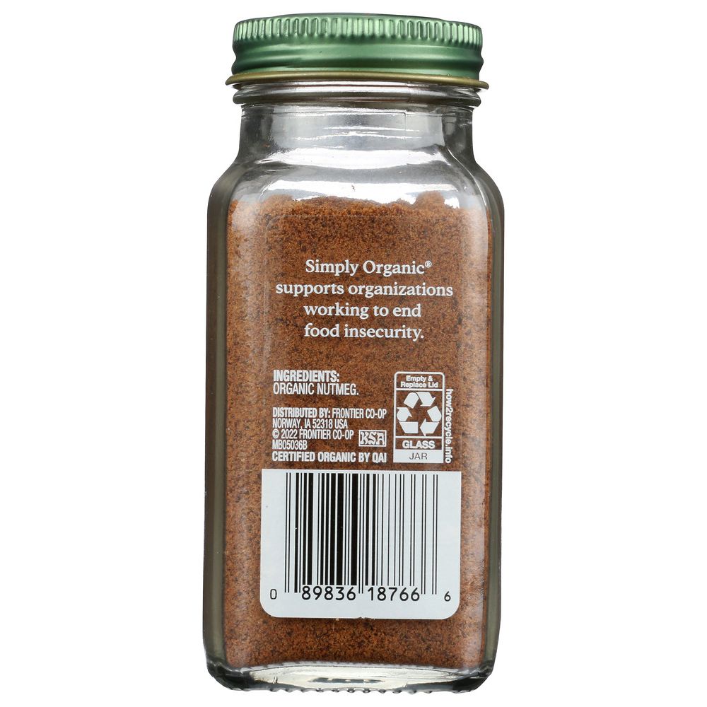 SIMPLY ORGANIC: Ground Nutmeg, 2.30 oz - Baking Redefined