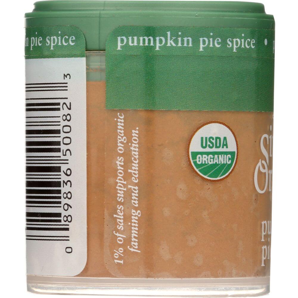 SIMPLY ORGANIC: Mini Pumpkin Pie Spice Organic, .46 oz - Baking Redefined