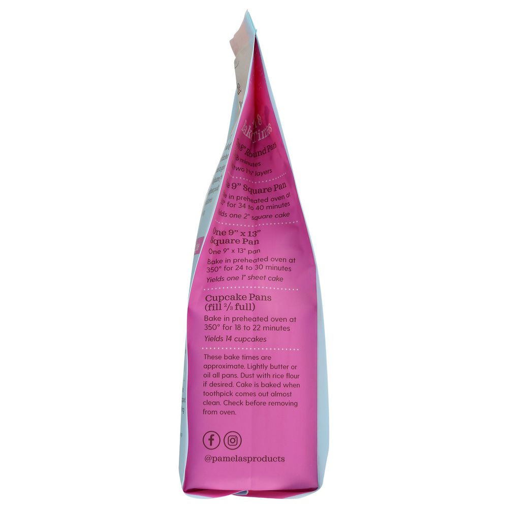 PAMELAS: Gluten Free Chocolate Cake Mix, 21 oz - Baking Redefined