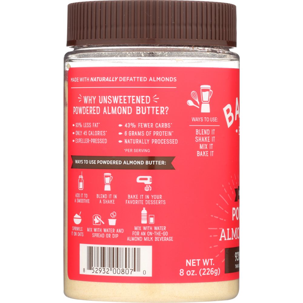 BARNEY BUTTER: Powdered Almond Butter, 8 oz - Baking Redefined