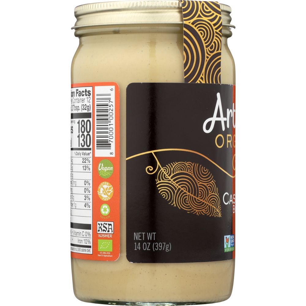 ARTISANA: Raw Cashew Nut Butter, 14 Oz - Baking Redefined