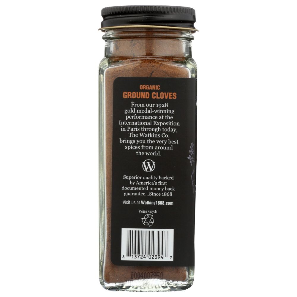 WATKINS: Organic Ground Cloves, 2.4 oz - Baking Redefined