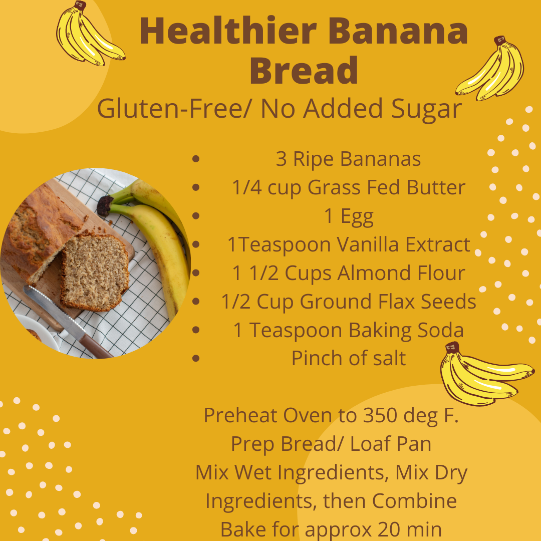 Healthier Banana Bread