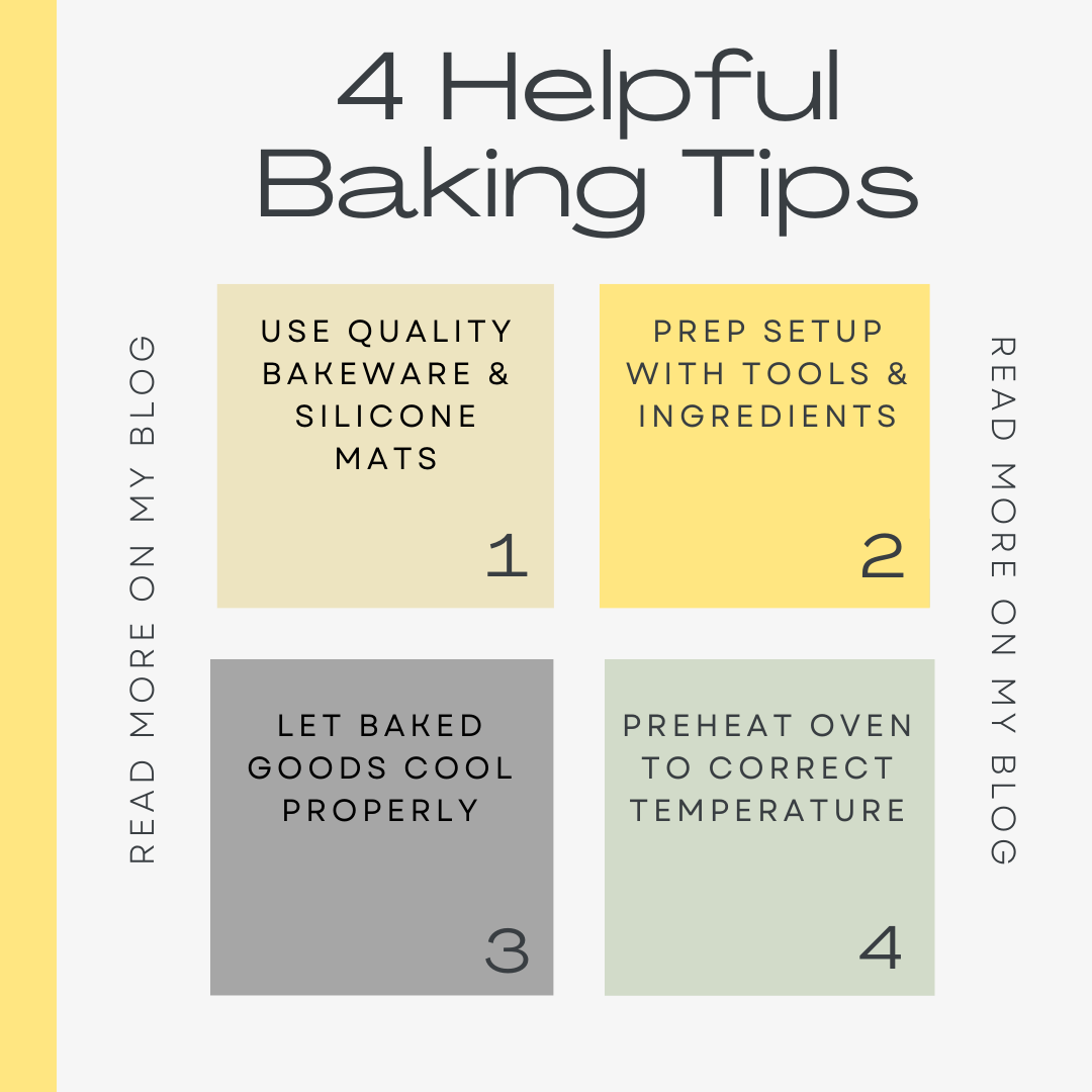 Mastering Healthy Baking: 4 Helpful Baking Tips to Elevate your Baking Game!