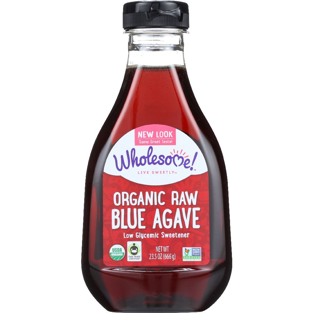 WHOLESOME SWEETENERS: Organic Raw Blue Agave, 23.5 oz - Baking Redefined