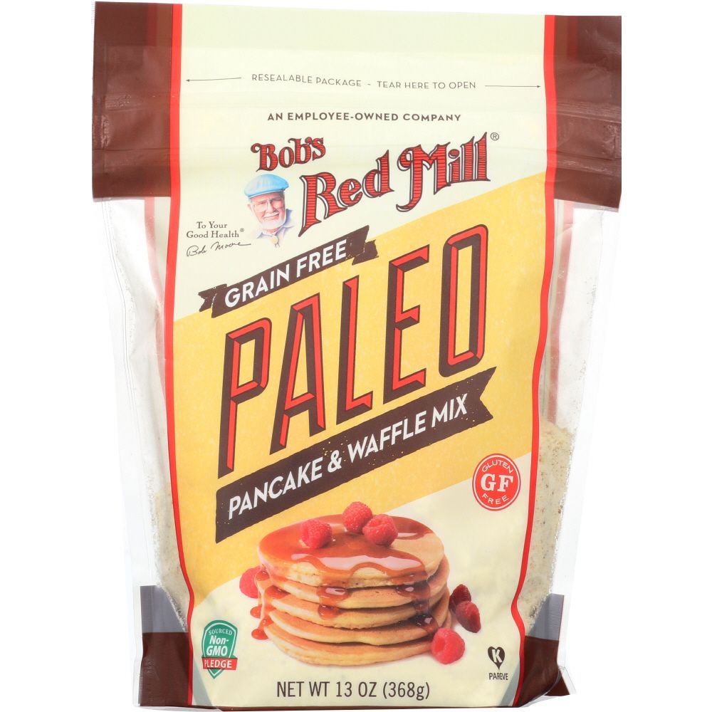 BOBS RED MILL: Paleo Pancake & Waffle Mix, 13 oz - Baking Redefined