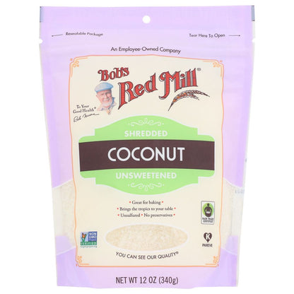 BOBS RED MILL: Shredded Coconut, 12 oz