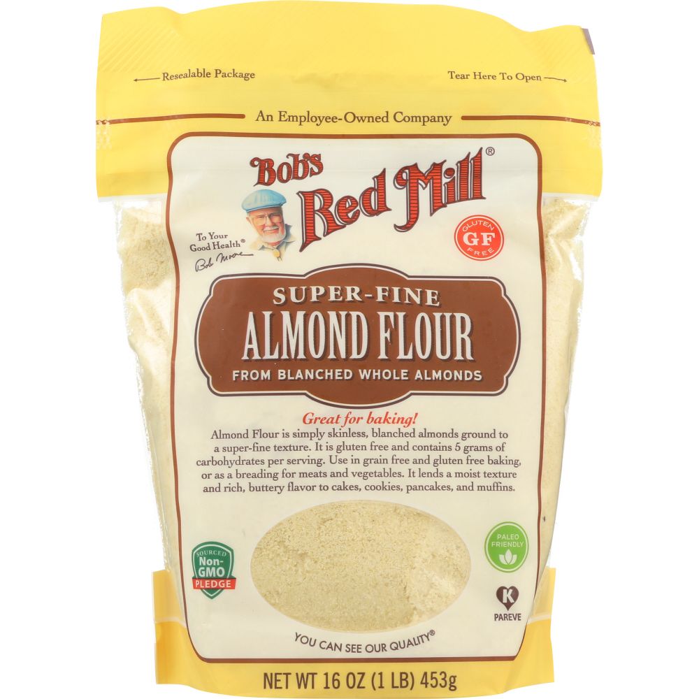BOBS RED MILL: Super-fine Almond Flour, 16 oz - Baking Redefined