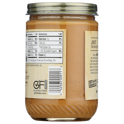 WOODSTOCK: Peanut Butter Smooth Salted Organic, 16 oz