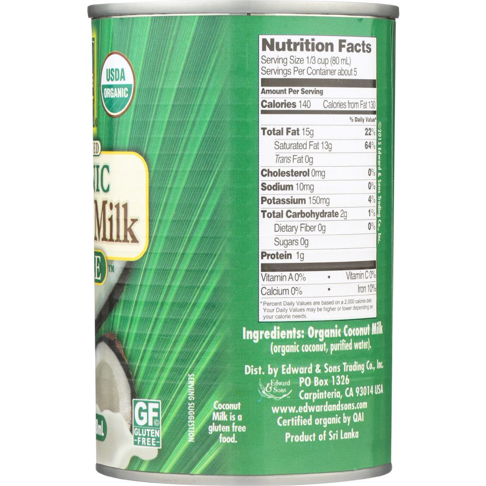 NATIVE FOREST: Simple Unsweetened Organic Coconut Milk, 13.5 oz