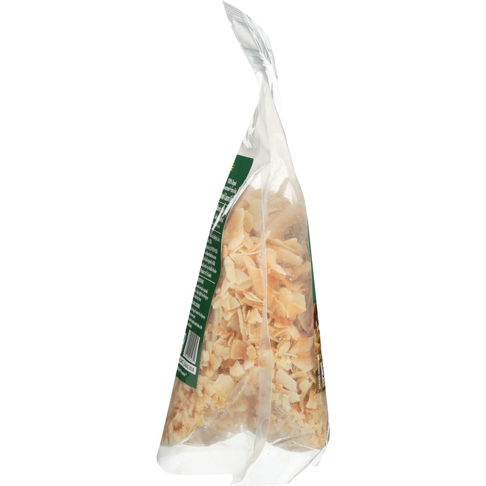 LETS DO ORGANICS: 100% Organic Unsweetened Toasted Coconut Flakes, 7 oz