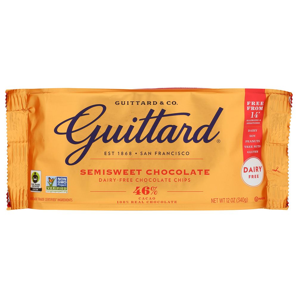 GUITTARD Real Semi Sweet Chocolate Chips 12 oz - Baking Redefined