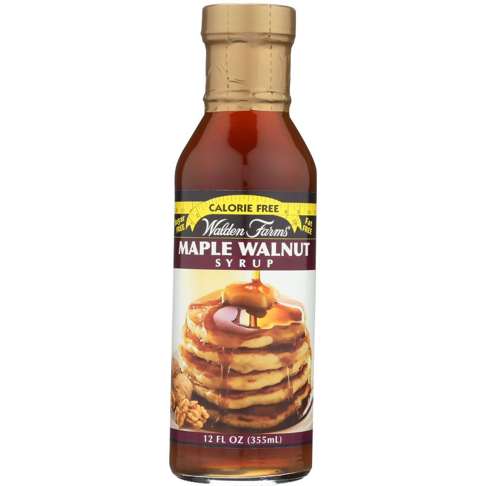 WALDEN FARMS: Maple Walnut Syrup Sugar Free Calorie Free, 12 fl oz - Baking Redefined