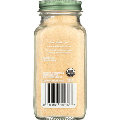 SIMPLY ORGANIC: Garlic Powder, 3.64 Oz