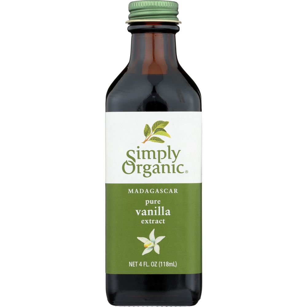 SIMPLY ORGANIC: Madagascar Pure Vanilla Extract, 4 Oz