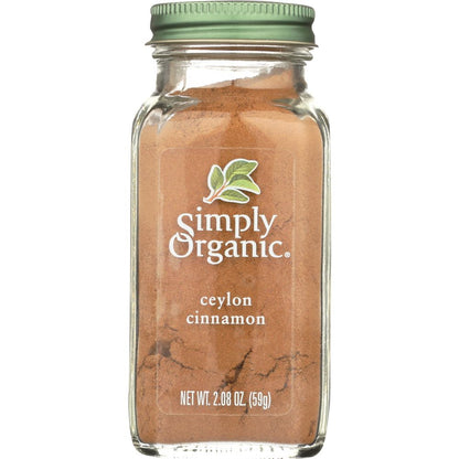 SIMPLY ORGANIC: Cinnamon Ceylon Organic, 2.08 oz