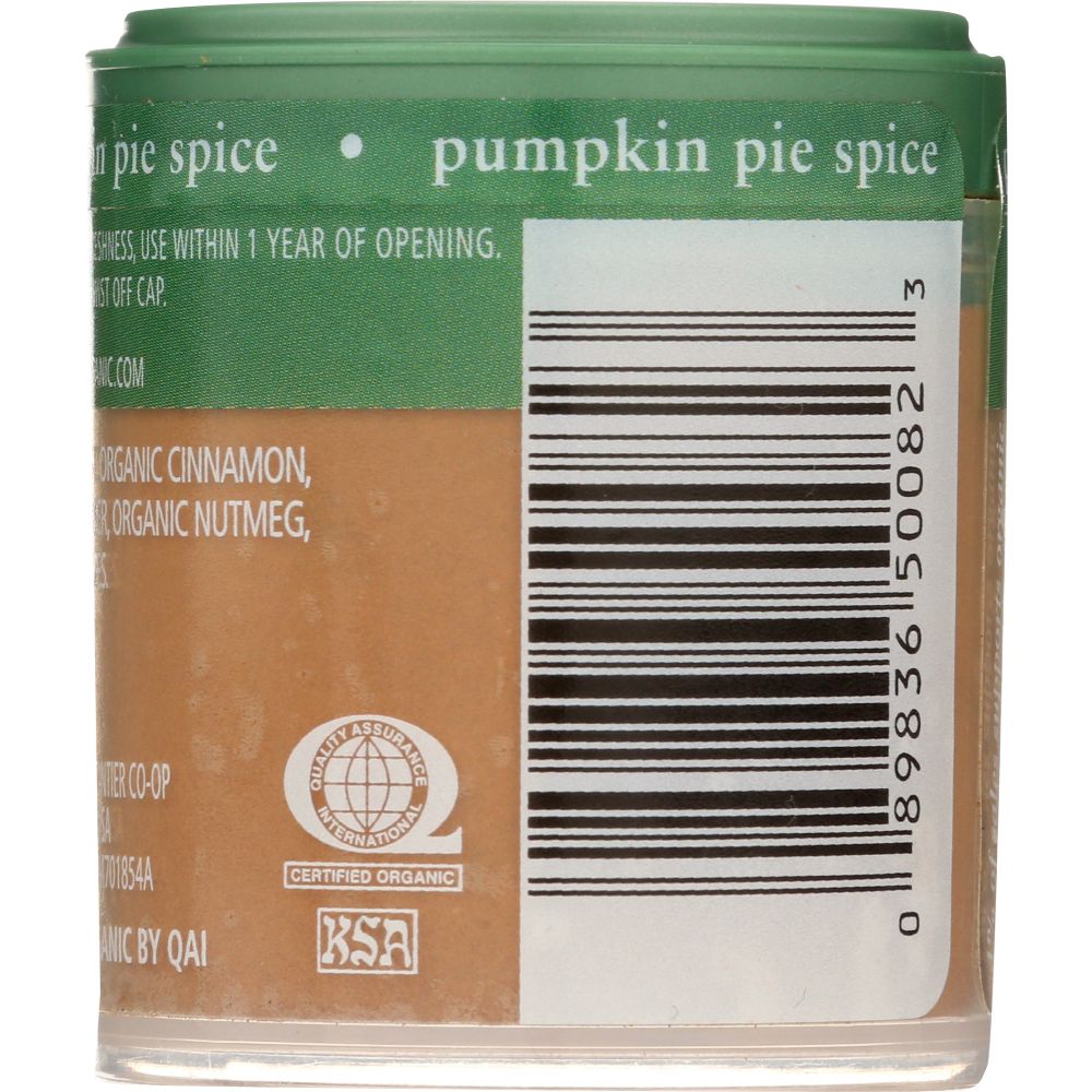 SIMPLY ORGANIC: Mini Pumpkin Pie Spice Organic, .46 oz