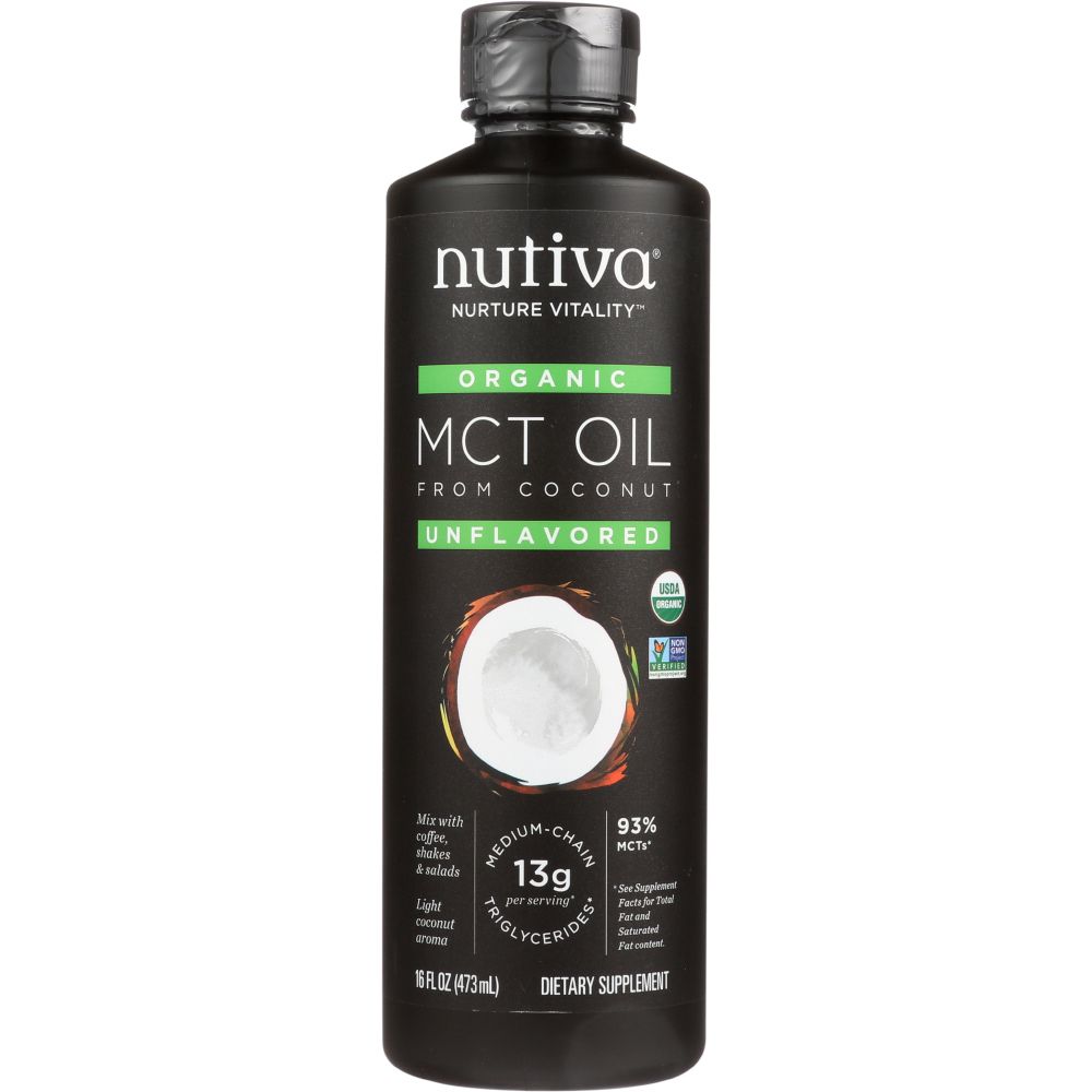 NUTIVA: Organic Mct Oil, 16 oz