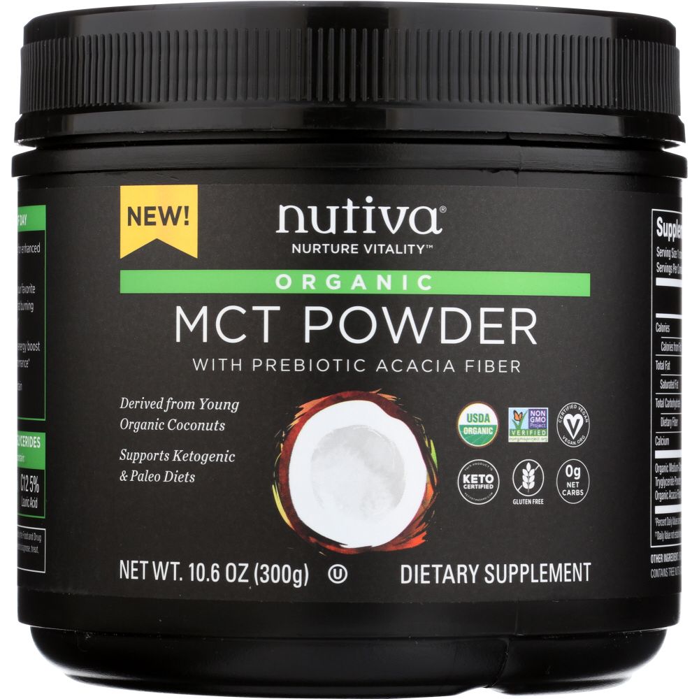 NUTIVA: MCT Powder, 10.6 oz