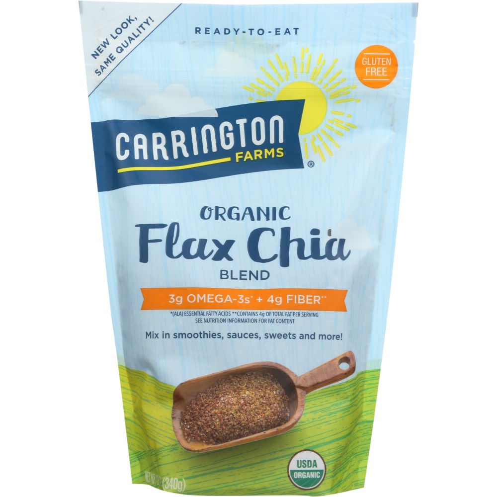 CARRINGTON FARMS: Ready to Eat Flax Chia Blend, 12 oz - Baking Redefined