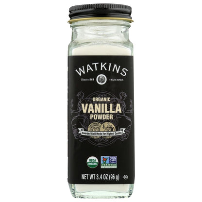 WATKINS: Powder Vanilla Org, 3.4 oz