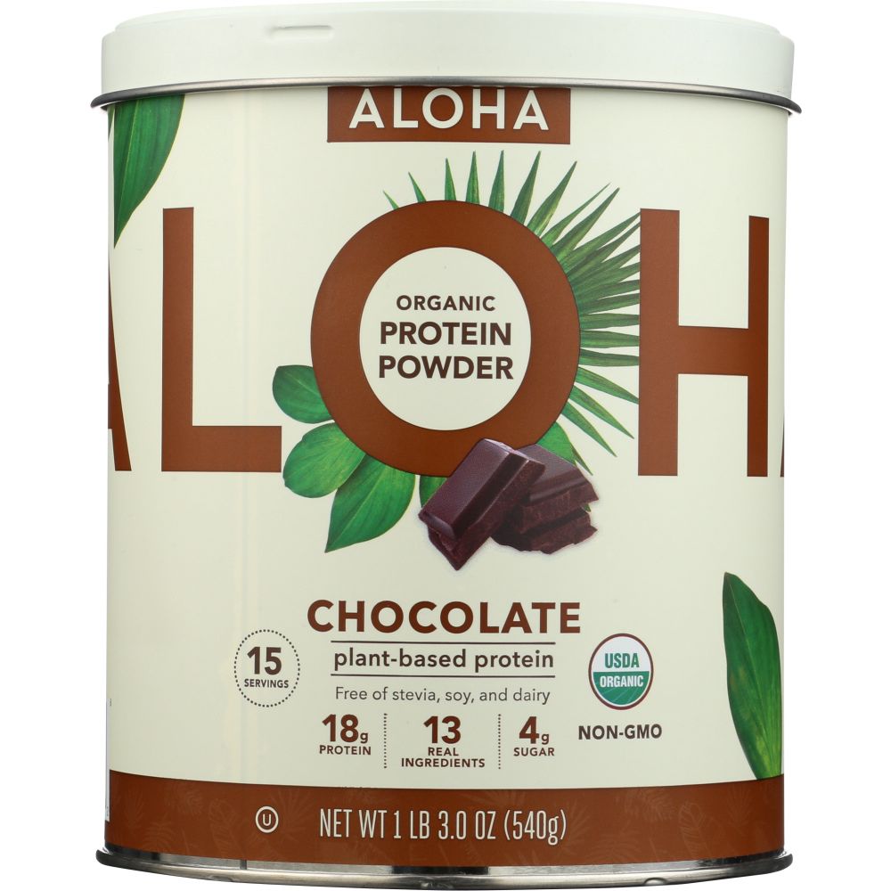 ALOHA: Protein Powder Chocolate, 19.6 oz - Baking Redefined