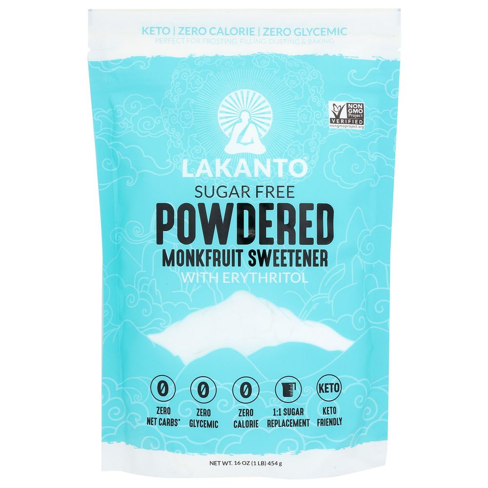 LAKANTO: Sweetener Powdered, 16 oz