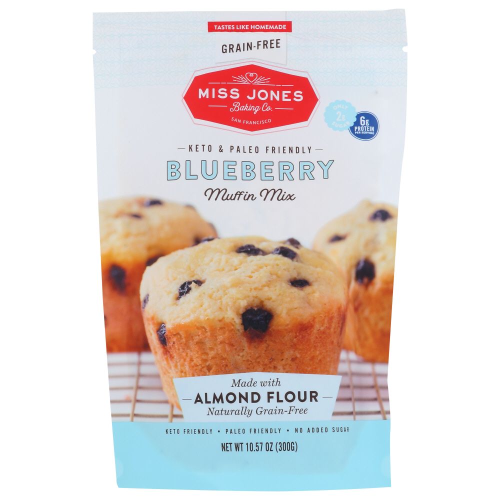 MISS JONES BAKING CO: Blueberry Muffin &amp; Bread Mix, 10.57 oz