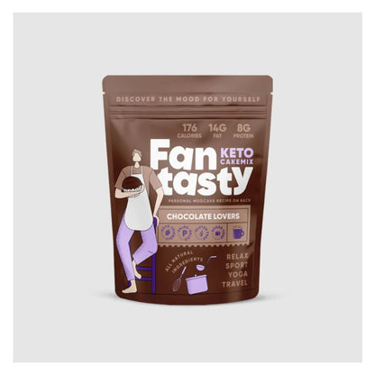 FAN TASTY FOOD: Chocolate Lovers Keto Cake Mix, 9.52 oz