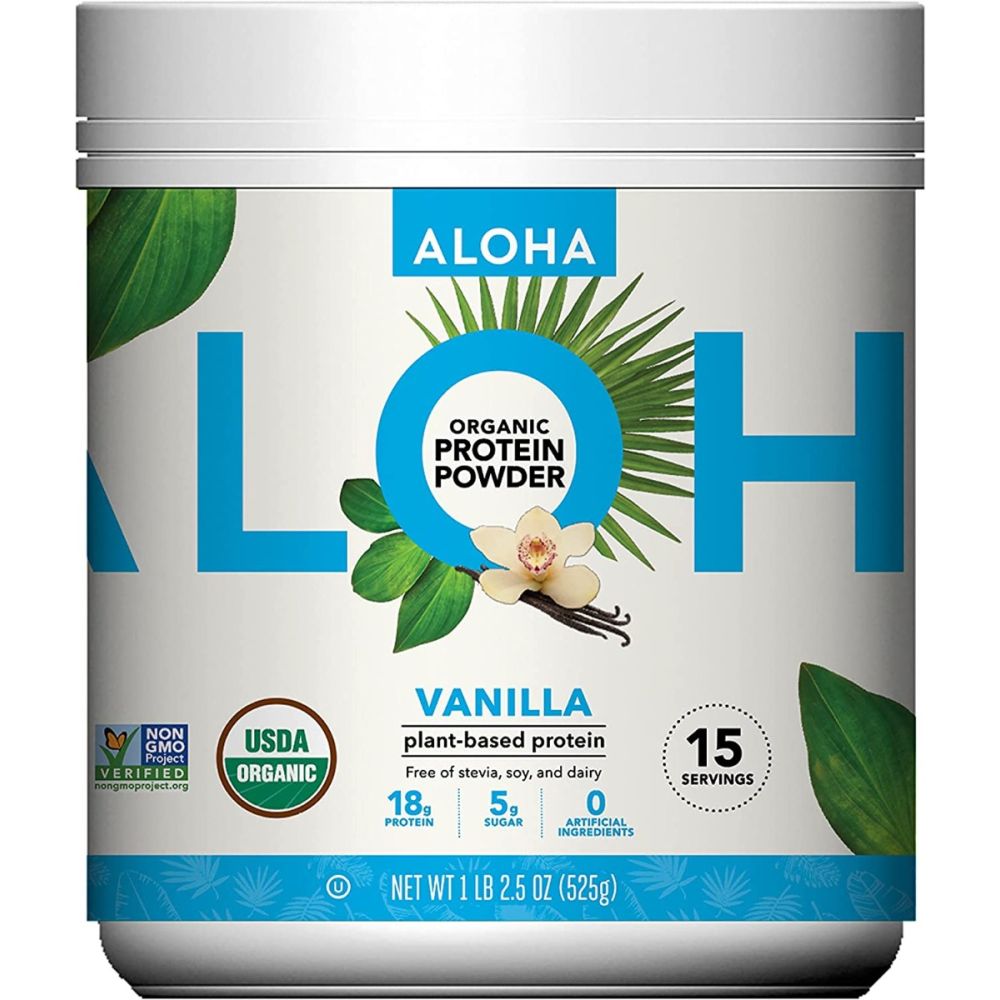 ALOHA: Organic Vanilla Protein Powder, 1 lb - Baking Redefined