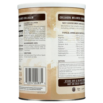 GREAT LAKES: Collagen Pwdr Chocolate, 10 oz