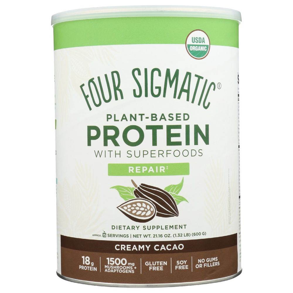 FOUR SIGMATIC: Protein Plant Cacao, 21.6 oz - Baking Redefined