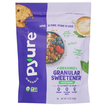 PYURE: Sweetener Granular Org, 12 oz - Baking Redefined 