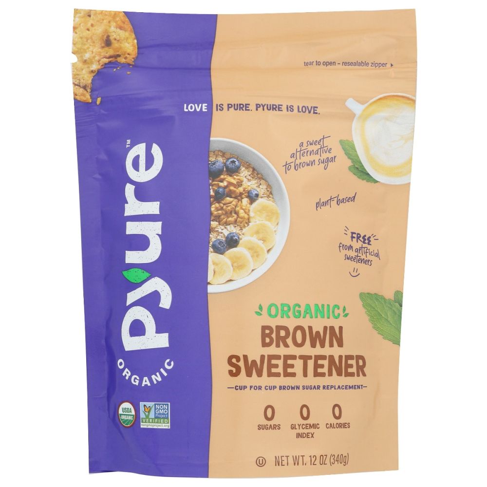 PYURE: Organic Brown Sweetener, 12 oz - Baking Redefined